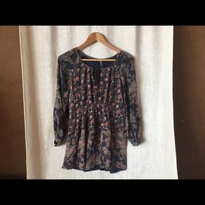 Free People floral peasant top